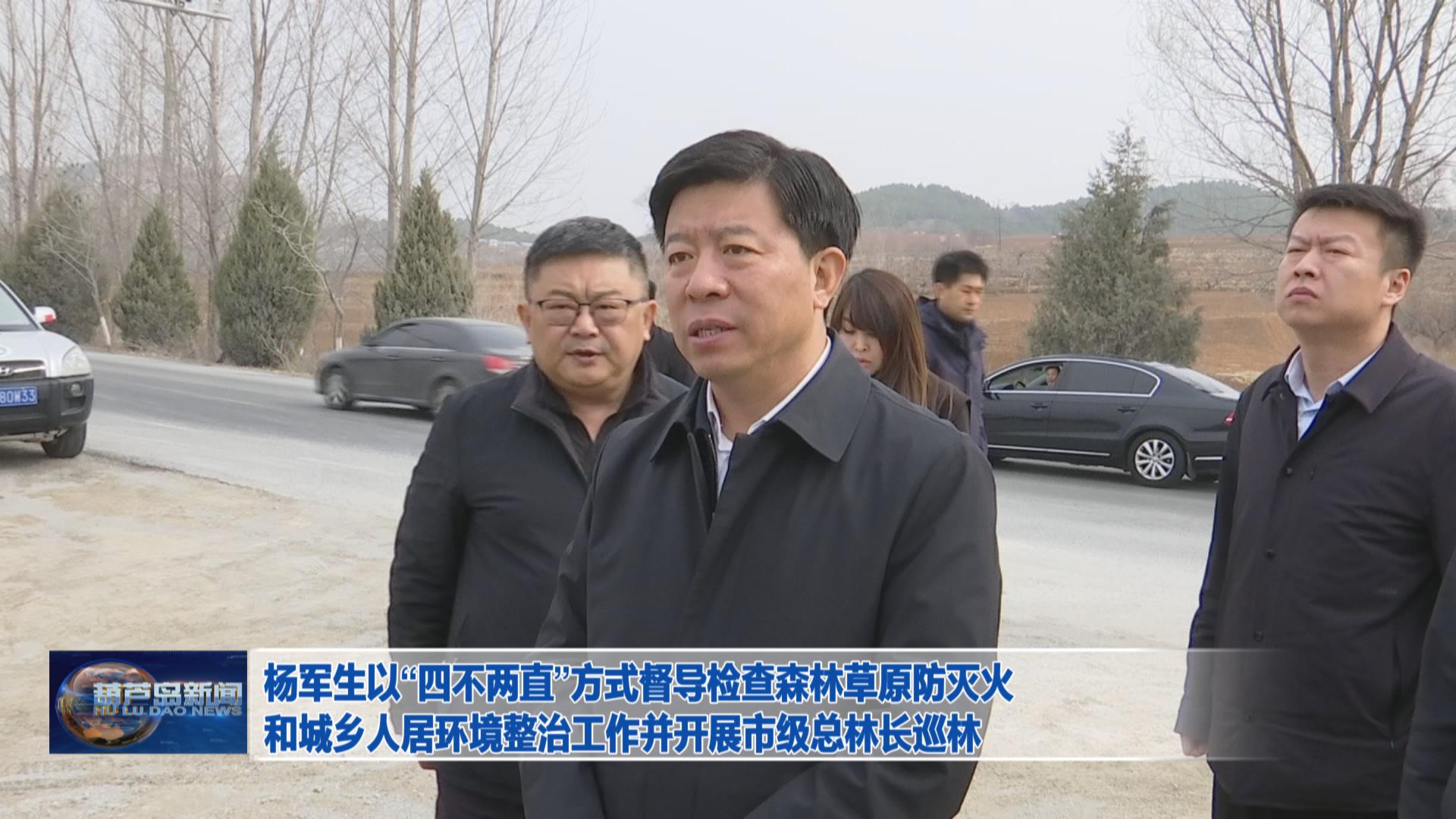 楊軍生以“四不兩直”方式督導(dǎo)檢查森林草原防滅火和城鄉(xiāng)人居環(huán)境整治工作并開展市級(jí)總林長巡林
